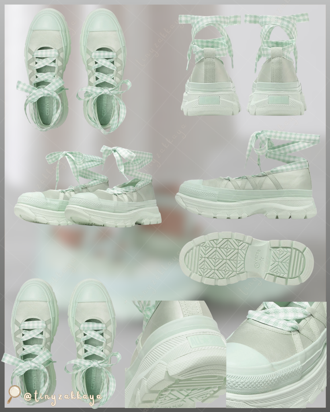 🇯🇵JAPAN ♥【日本限定】CONVERSE All Star Trekwave Bl Ox CONVERSE 低筒厚底芭蕾舞鞋 ＼芭蕾風 x 鋸齒厚底！甜酷女孩必入！♡／