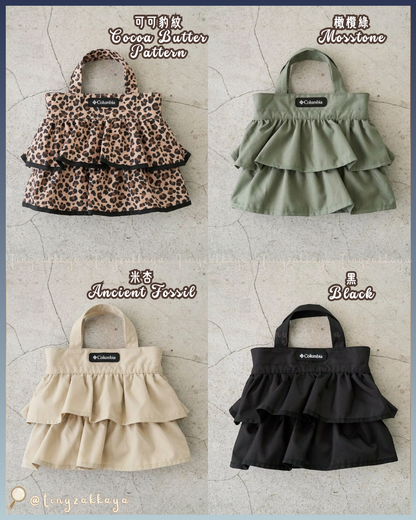🇯🇵JAPAN ♥ Columbia × FREAK'S STORE New Woolley Cove Shoulder Tote 2WAY輕量 雙層荷葉邊小巧斜挎袋
