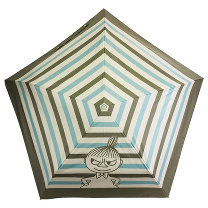 🇯🇵日本 ♡ 2025SS Moomin | Little My folding umbrella 姆明 | 阿美 抗UV抗紫外線晴雨兼用縮骨遮 ムーミン コラボ リトルミイ＆ボーダー柄 晴雨兼用折畳み傘