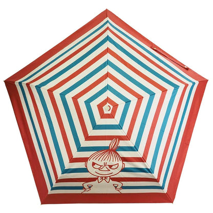 🇯🇵日本 ♡ 2025SS Moomin | Little My folding umbrella 姆明 | 阿美 抗UV抗紫外線晴雨兼用縮骨遮 ムーミン コラボ リトルミイ＆ボーダー柄 晴雨兼用折畳み傘