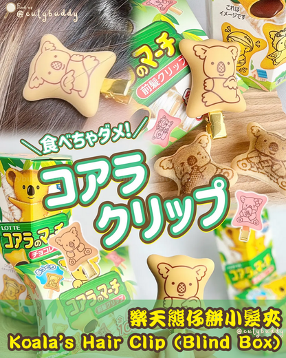🇯🇵日本 ♡ LOTTE Koala's March Hair Clip (10 Types) (Blind Box) 樂天熊仔餅 小髮夾 ＜全10種＞