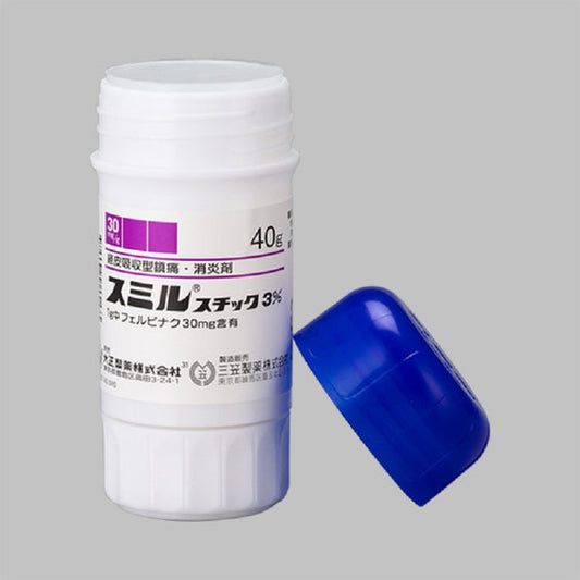 🇯🇵日本 三笠止痛膏40g Mikasa Seiyaku Sumiru Stick 3% 三笠製薬 フェルビナクスチック軟膏3％