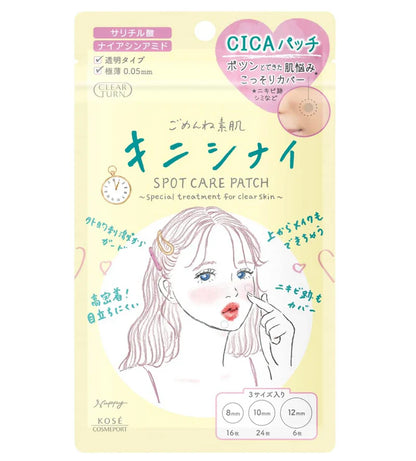 🇯🇵Japan♥ KOSE CLEAR TURN ごめんね素丝  
Medicated Anti-acne Skin Repair Acne Patches 46 Pieces
 Acne Spot Dressing Patch Pimple Stickers｜As thin as 0.05mm! Focused care for problem areas!｜ 
