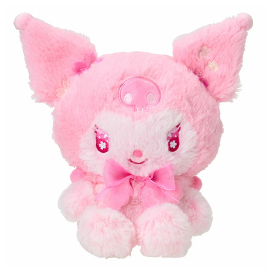 🇯🇵日本 SANRIO Kuromi Cherry Blossom style plush doll puppet  可羅米櫻花色公仔 サンリオ クロミちゃん ぬいぐるみ サクラ プレゼント グッズ コレクション 限定