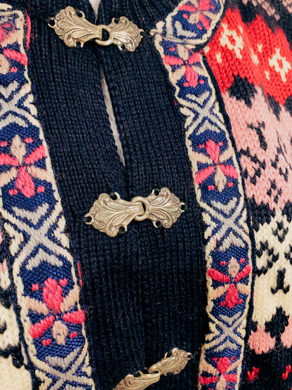 🇪🇺歐美古著｜VintageClothes - 圖騰民族紋冷外套 Coat 🔎 ss-vin383