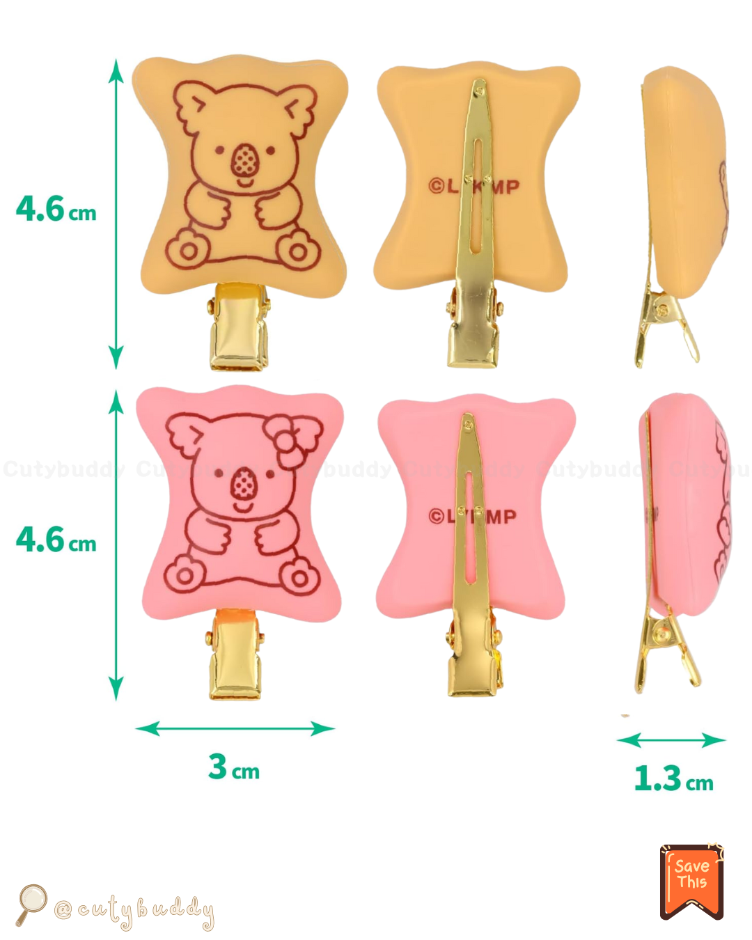🇯🇵日本 ♡ LOTTE Koala's March Hair Clip (10 Types) (Blind Box) 樂天熊仔餅 小髮夾 ＜全10種＞