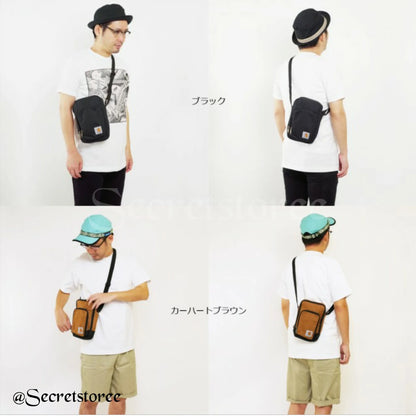 🇯🇵日本 CARHARTT Gloss Body Gear Organizer 斜咩袋 迷你袋 カーハート ショルダーバッグ ポーチ 小物入れ バッグ メンズ レディース ブラウン