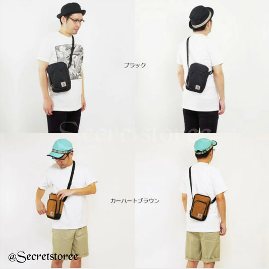 🇯🇵日本 CARHARTT Gloss Body Gear Organizer 斜咩袋 迷你袋 カーハート ショルダーバッグ ポーチ 小物入れ バッグ メンズ レディース ブラウン