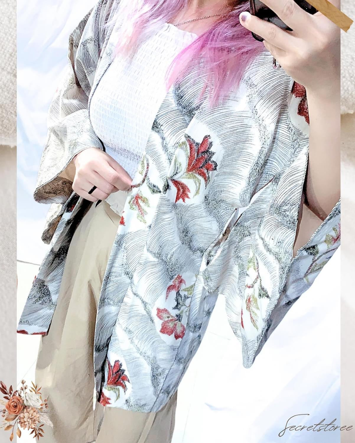 🇯🇵JAPAN Vintage ♡ Clothes(Haori/Kimono/Yukata)｜ 🇯🇵日本古著 ♡ 伝統百搭衣服💮(👘羽織/和服/浴衣)｜🔎 SS-vin036