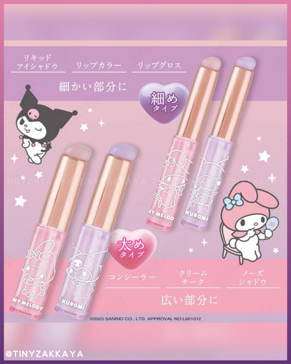 🇯🇵日本 ♥ SANRIO限定 x SHOBIDO Silicone Makeup Brush 矽膠化妝刷 (2支套裝) My Melody & Kuromi