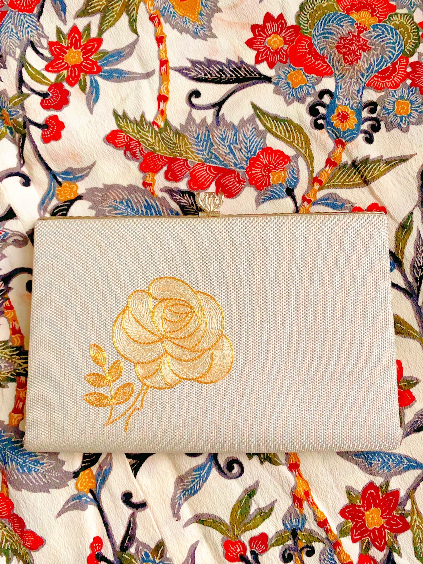 🇯🇵JAPAN Vintage ♡ Bags(Frame Purse/Frame Clutch/Kuchi Bag/Wallet)｜ 🇯🇵日本古著 ♡ 手袋(金襴錦織西陣織和裝手袋/口金袋/銀包)｜🔎 ss-vin338