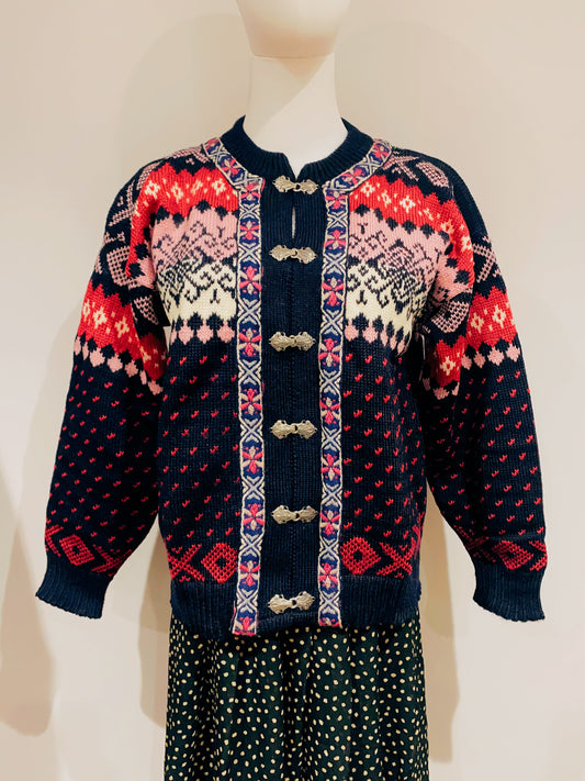 🇪🇺歐美古著｜VintageClothes - 圖騰民族紋冷外套 Coat 🔎 ss-vin383