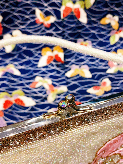 🇯🇵JAPAN Vintage ♡ Bags(Frame Purse/Frame Clutch/Kuchi Bag/Wallet)｜ 🇯🇵日本古著 ♡ 手袋(金襴錦織西陣織和裝手袋/口金袋/銀包)｜🔎 ss-vin380