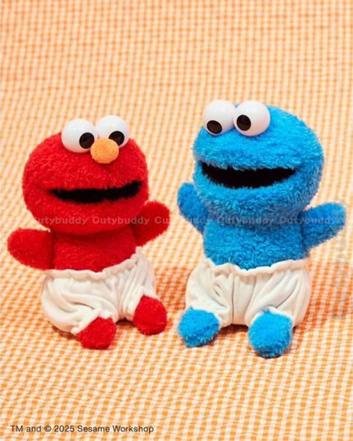 🇯🇵Japan♡Limited Sesame Street Q version BB Doll Sesame Street Market BB Doll セサミストリートマーケットベビーぬいぐるみ