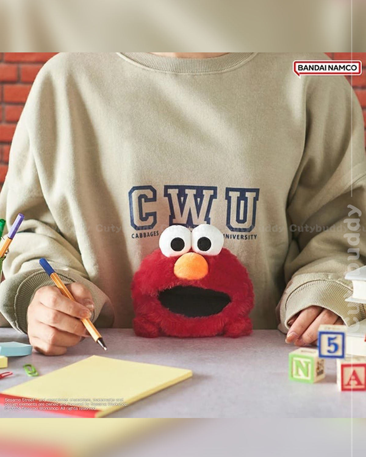 🇯🇵Japan♡Seasame Street Sesame Street Improve Sitting Doll (Elmo / Cook ...