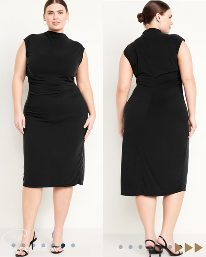 修身皺摺連身裙 ★產品編號🔎 SS-jon508730