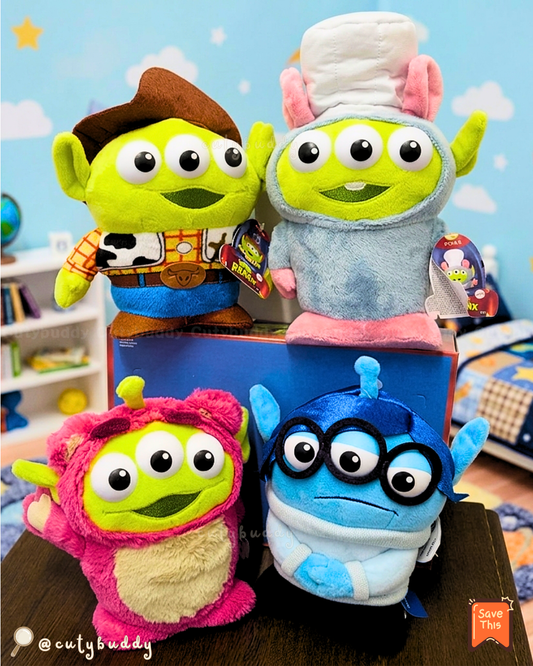 🇯🇵日本 ♡ DISNEY Pixar Alien Remix Plush 迪士尼三眼仔remix公仔
