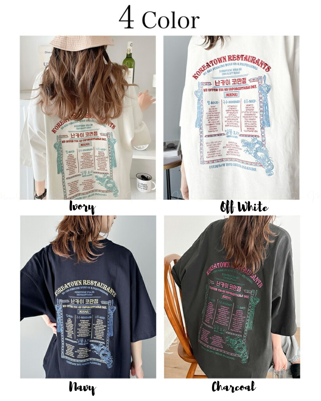 🇯🇵 Japan 100% cotton T-shirt with stylish back embroidery ◇ 日本 100% 純棉背面刺繡時尚造型T-shirt  🔎 ɪᴛᴇᴍ ɴᴏ：SS-jrjv1050170