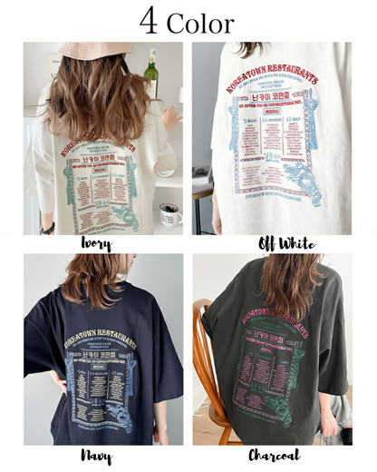 🇯🇵 Japan 100% cotton T-shirt with stylish back embroidery ◇ 日本 100% 純棉背面刺繡時尚造型T-shirt  🔎 ɪᴛᴇᴍ ɴᴏ：SS-jrjv1050170