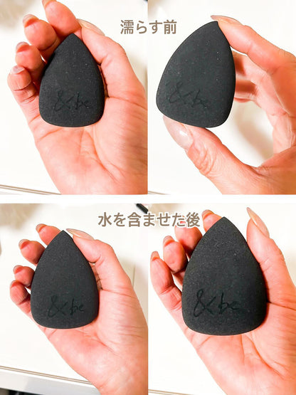 🇯🇵Japan｜@COSME #1 Makeup Tool｜Produced by Yusuke Kawakawa &amp; BE Wet/Dry Black Sponge 