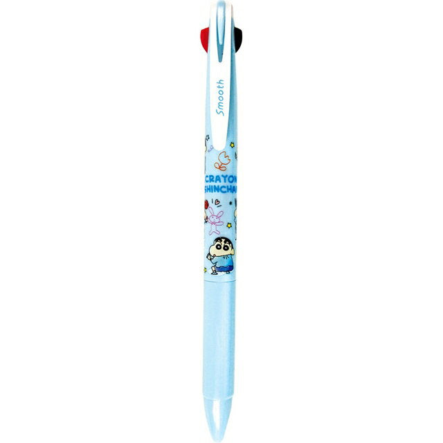 (現貨) 🇯🇵日本 蠟筆小新Smooth速乾2色筆 Crayon Shin-chan Smooth 2 color pen クレヨンしんちゃん 速乾2色ゲルペンSmooth