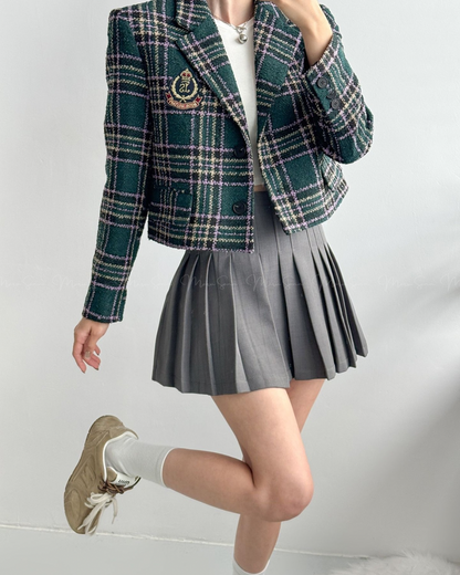 🇰🇷KOREA 
♥ 英倫風格仔短外套 SS-KSS99079410