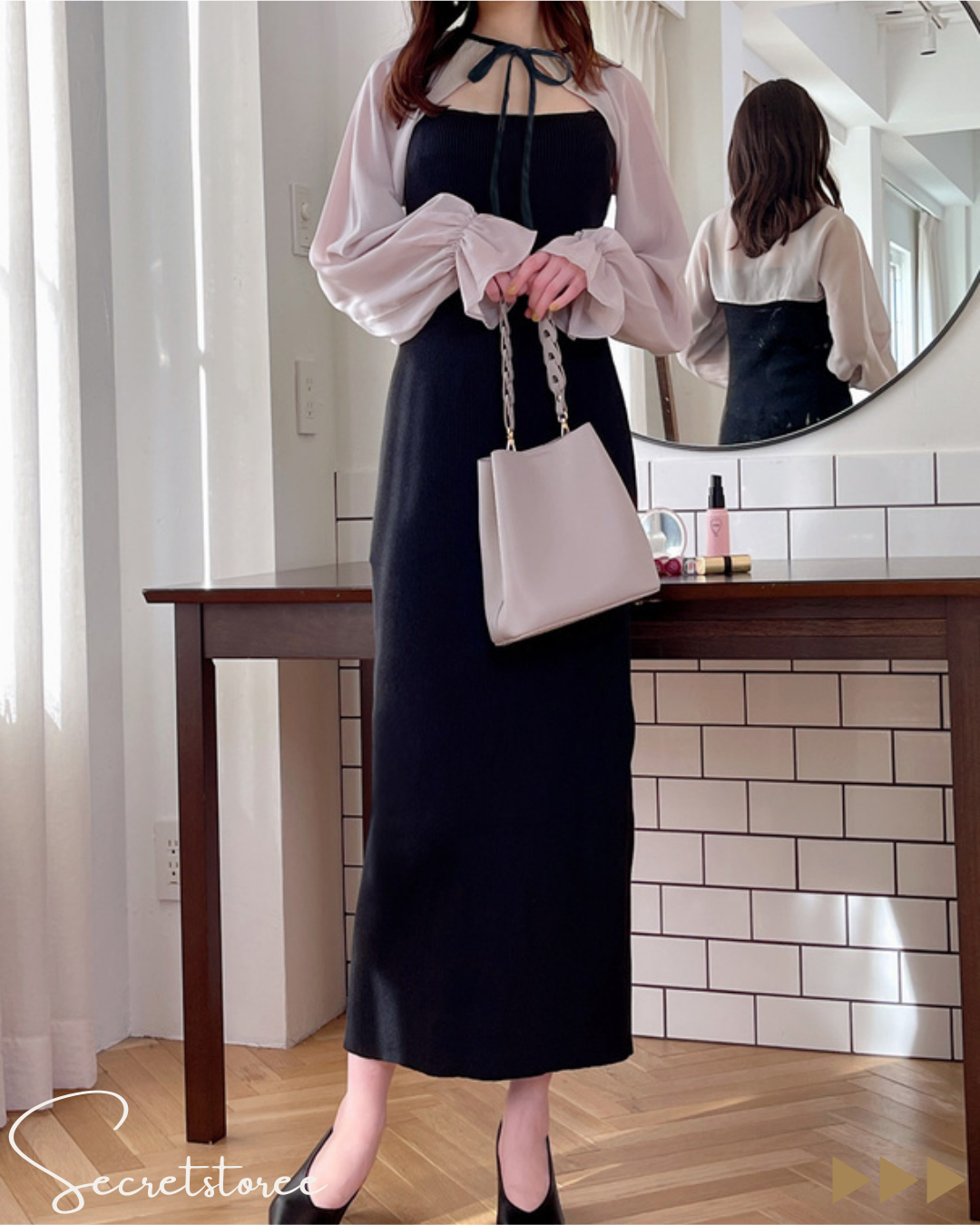 🇯🇵Japan｜2Way chain handle leather bucket bag (4 colors)
 ★ Product number 🔎 SS-gyt5580