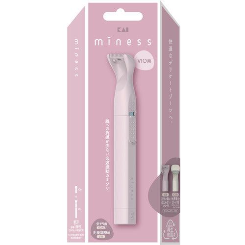 🇯🇵日本 貝印 MINESS VIO 敏感肌適用 私密處專用音波震動除毛美體刀 MINESS VIO razor for sensitive areas MINESS VIOデリケートゾーン用カミソリ