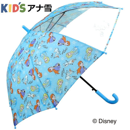 (特價售完即止) 絕版 🇯🇵日本 DISNEY 魔雪奇緣 Elsa Anna 兒童 小童長柄雨傘 50cm