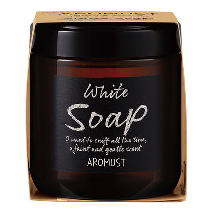 🇯🇵日本｜淡淡的不刺鼻，持久飄香｜晴香堂 AROMUST 室內消臭香薰膏 (3款香味) Seikodo Aromast 晴香堂 アロマスト ホワイトムスク 【 芳香剤・部屋用 】