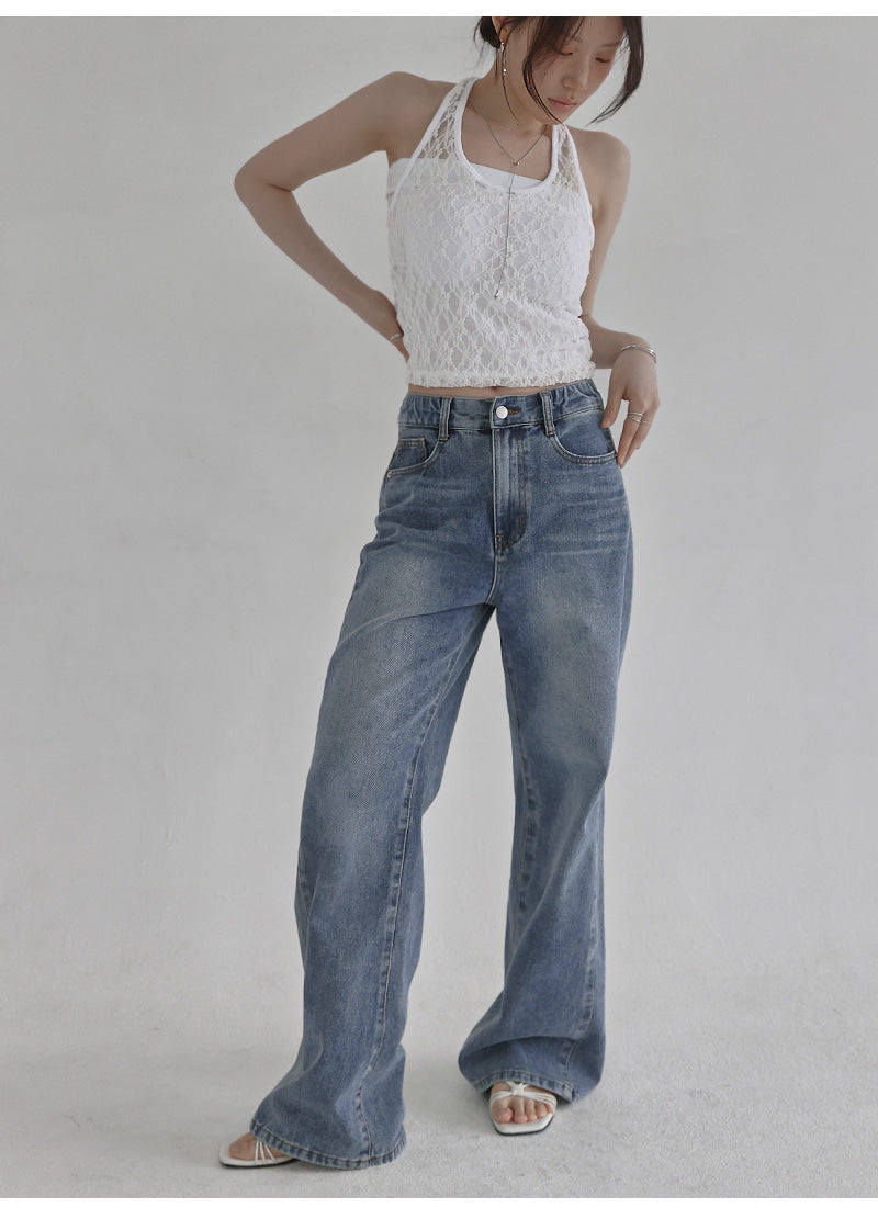 🇰🇷KOREA ♥ Lace halter top 蕾絲掛頸背心 ks98235361