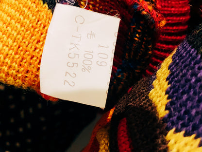 🇯🇵日本古著｜ VintageClothes - 
古瓜紋冷衫 Notorious Sweater  Coogi style 🔍ss-vin378