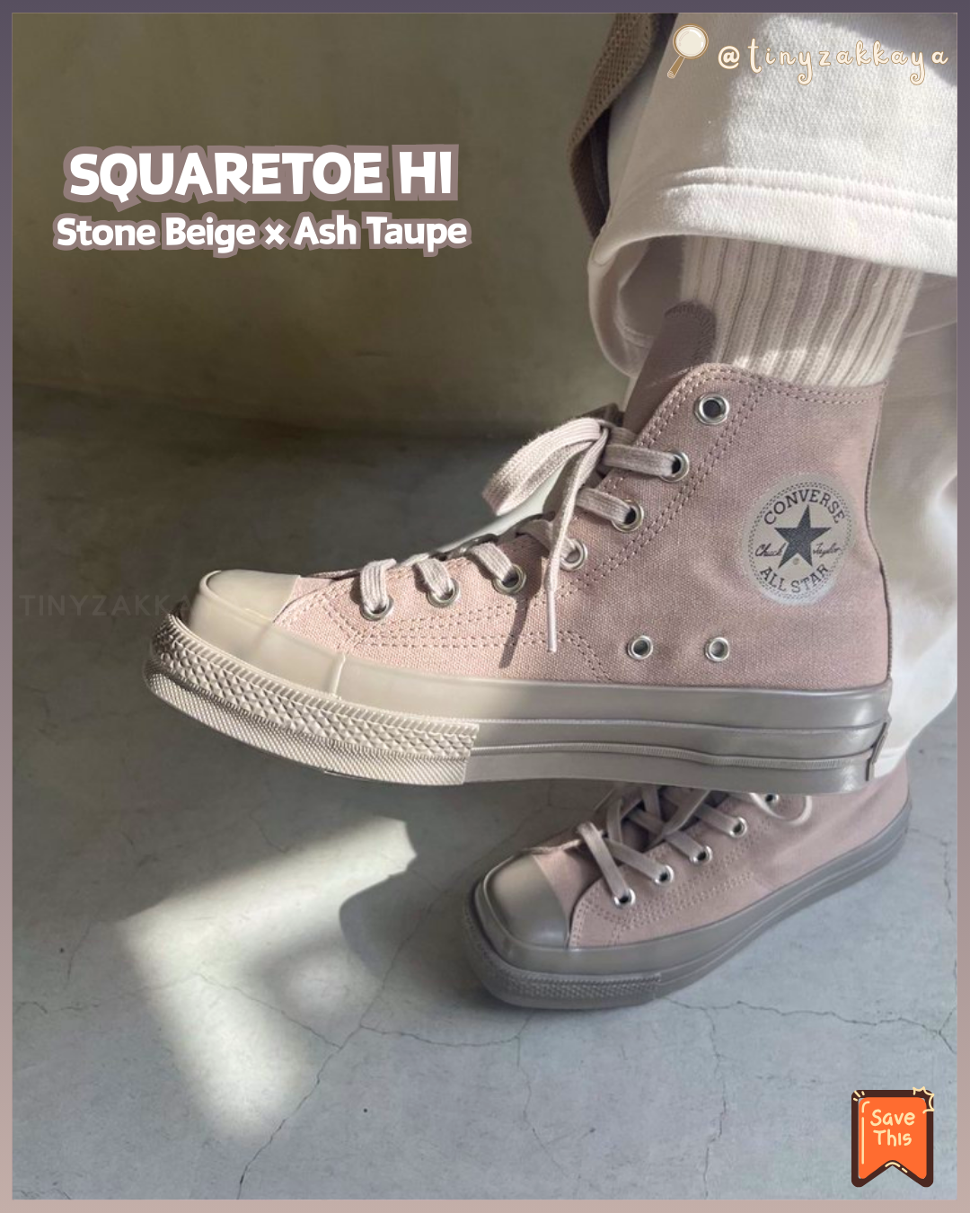 🇯🇵日本限定 ♥ CONVERSE ALL STAR SQUARETOE(SU OX / HI ) 方頭鞋 (高筒/低筒) \ 皮鞋外型＋球鞋舒適度＝完美平衡✨ ‪/