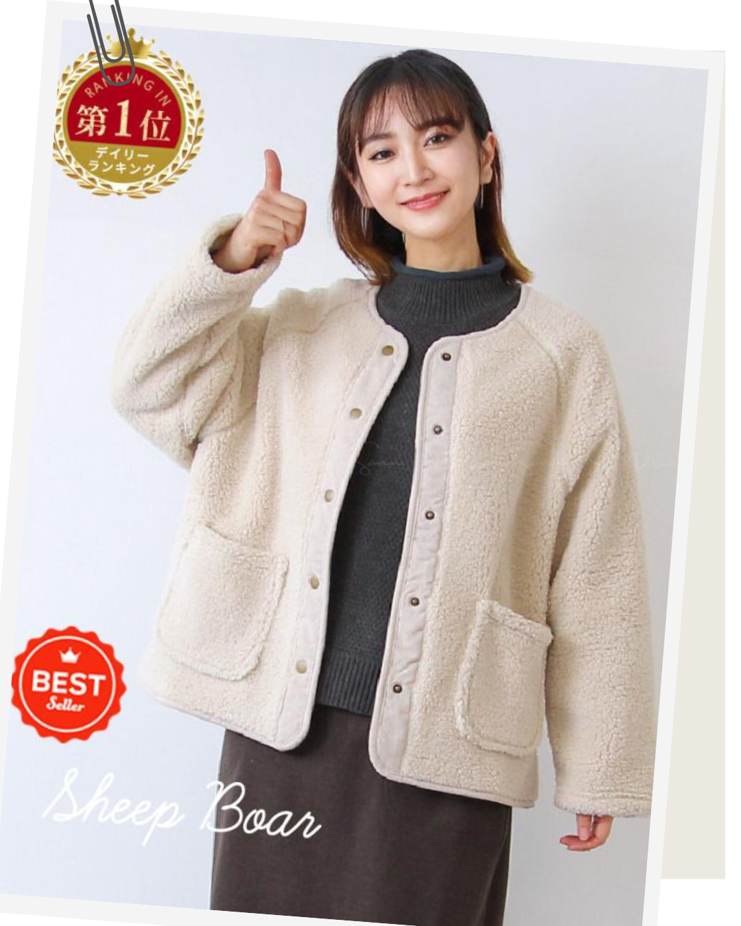 (UK🇬🇧)🇯🇵 JAPAN ♥ iro no hi Lambswool coat  ♥ 羊羔絨外套 🔎 ɪᴛᴇᴍ ɴᴏ：SS-JS25706
