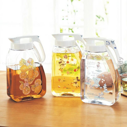 🇯🇵Japan Disney 3.0L Cold Water Bottle Seamless Pitcher Hot Water Safe Heat-resistant vertical and horizontal dual-use cold water pitcher 3.0L 