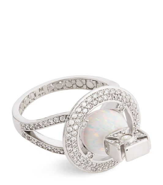 🇯🇵日本 ♥ Vivienne Westwood Sterling Silver EABHA RING 歐泊介指/戒指 ヴィヴィアンウェストウッド