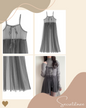 🇯🇵Japan｜Tulle Ribbon Slip Dress★ SS-gofo18730 
