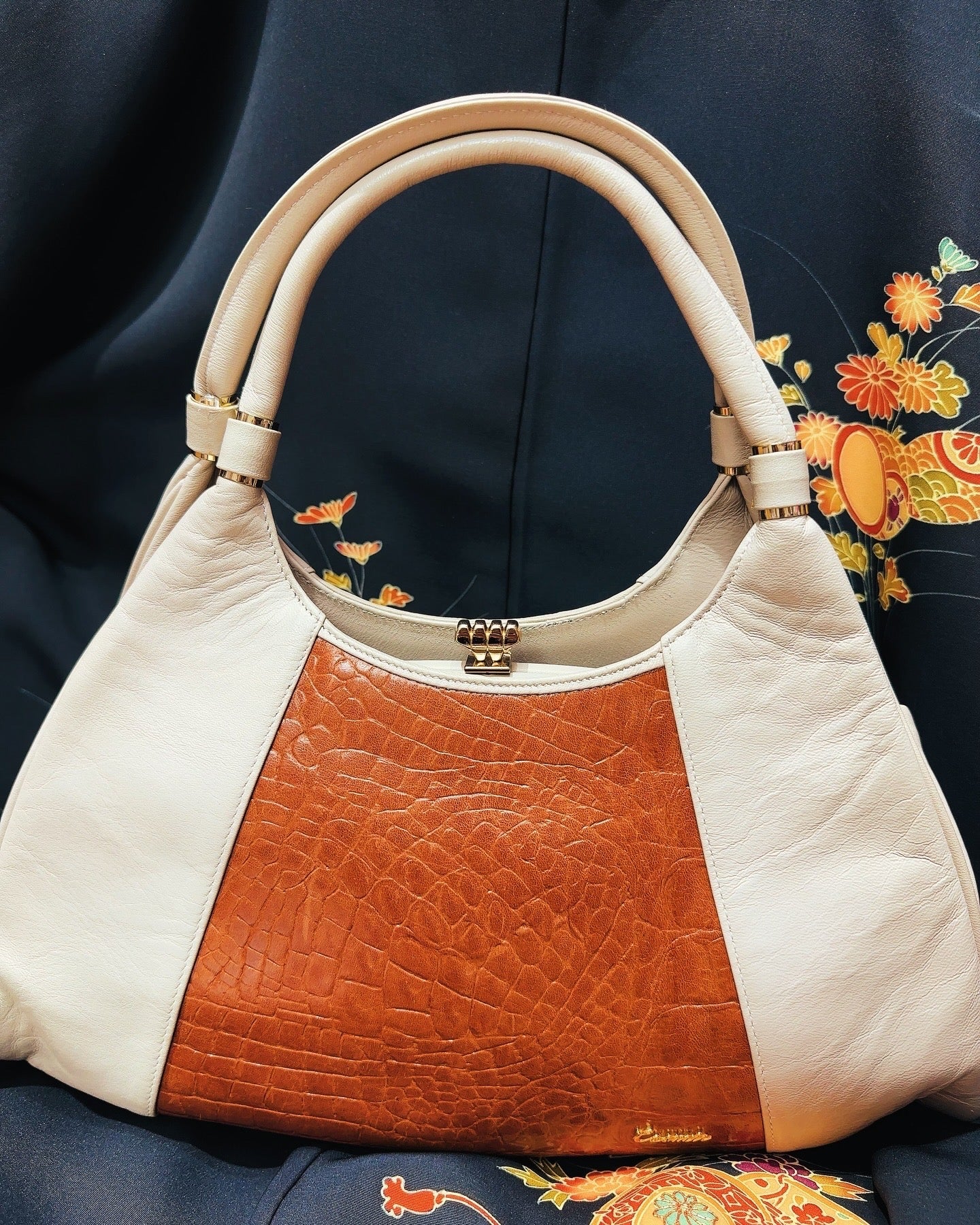 🇯🇵JAPAN Vintage ♡ Bags(Frame Purse/Frame Clutch/Kuchi Bag/Wallet)｜ 🇯🇵日本古著 ♡ 手袋(金襴錦織西陣織和裝手袋/口金袋/銀包)｜🔎 ss-vin086  Early Japanese second-hand old bag / ladies dinner bag