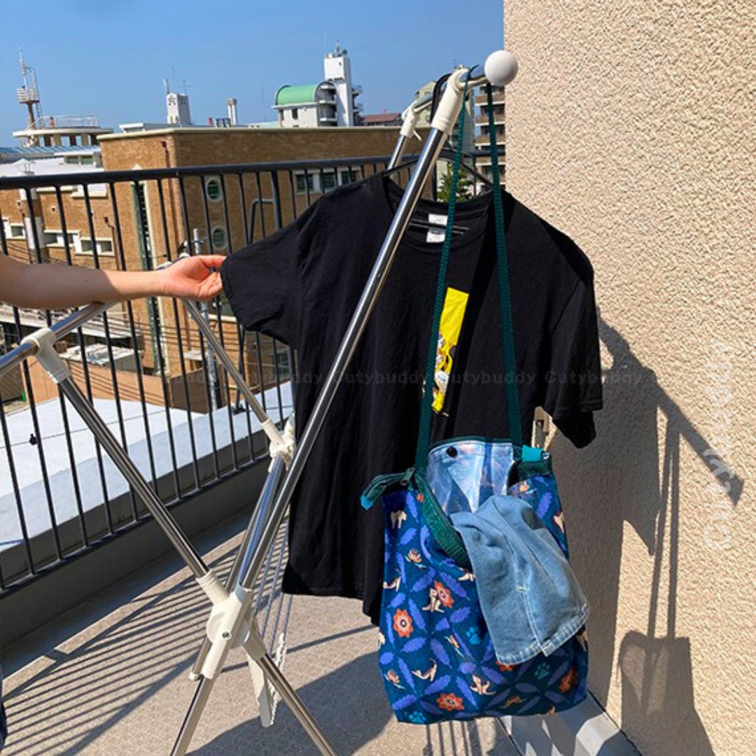 🇯🇵日本 瑜珈貓的民族風洗衣袋系列 Yoga Cat Multi-purpose Bag