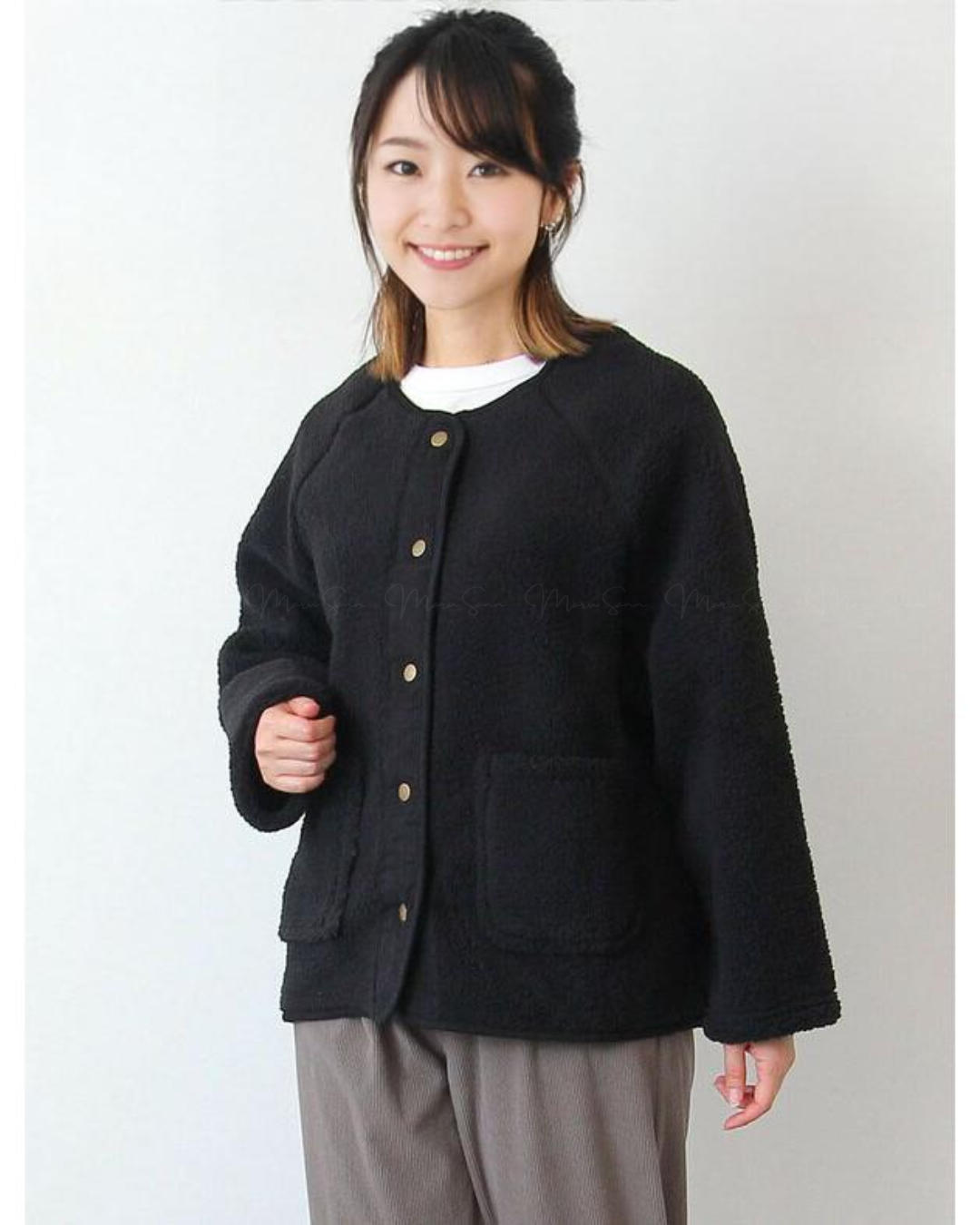 (UK🇬🇧)🇯🇵 JAPAN ♥ iro no hi Lambswool coat  ♥ 羊羔絨外套 🔎 ɪᴛᴇᴍ ɴᴏ：SS-JS25706