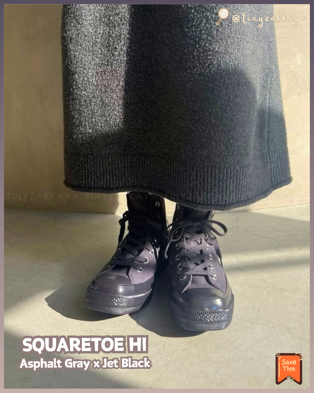 🇯🇵日本限定 ♥ CONVERSE ALL STAR SQUARETOE(SU OX / HI ) 方頭鞋 (高筒/低筒) \ 皮鞋外型＋球鞋舒適度＝完美平衡✨ ‪/