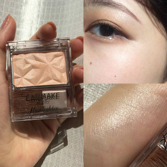 🇯🇵日本 CANMAKE Highlighter Palette 光影粉 キャンメイク ハイライター (N01 Silky Beige 柔和米色 L01 Champagne Gold 香檳金色)