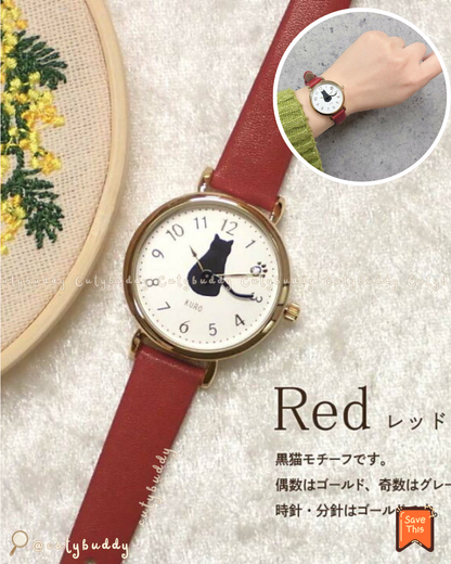 🇯🇵日本♡ 貓尾巴會動貓咪手錶 Cat Tail Watch