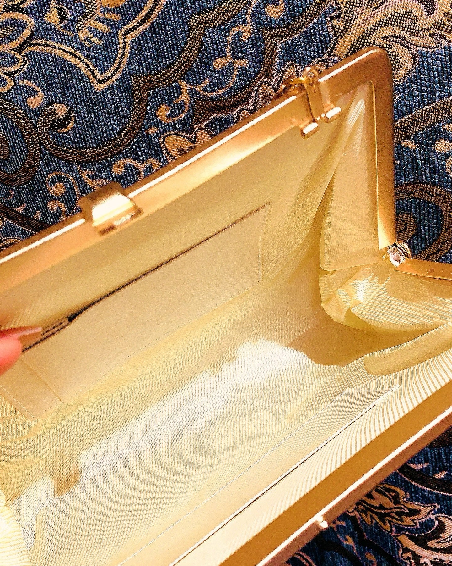 🇯🇵JAPAN Vintage ♡ Bags(Frame Purse/Frame Clutch/Kuchi Bag/Wallet)｜ 🇯🇵日本古著 ♡ 手袋(金襴錦織西陣織和裝手袋/口金袋/銀包)｜🔎 ss-vin162