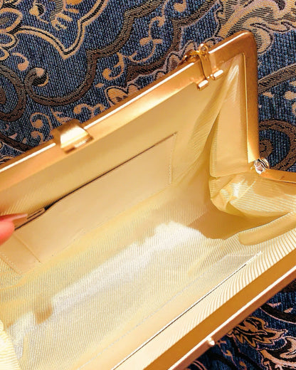 🇯🇵JAPAN Vintage ♡ Bags(Frame Purse/Frame Clutch/Kuchi Bag/Wallet)｜ 🇯🇵日本古著 ♡ 手袋(金襴錦織西陣織和裝手袋/口金袋/銀包)｜🔎 ss-vin162