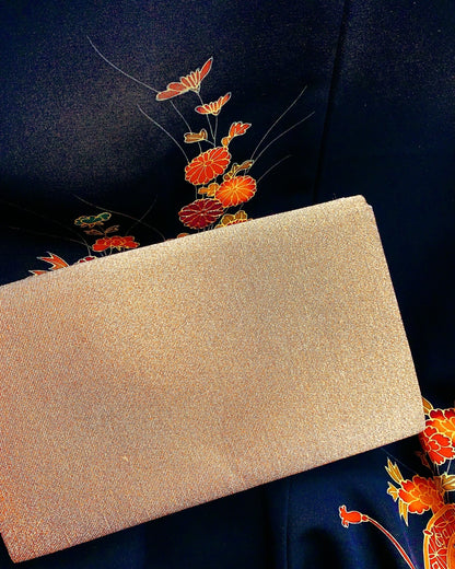 🇯🇵JAPAN Vintage ♡ Bags (Frame Purse/Frame Clutch/Kuchi Bag/Wallet)｜ 🇯🇵Japanese Vintage♡ Handbags (Gold Nishiki Woven Nishijin Woven Japanese Handbags/Pocket Gold Bags/Purse Bags)｜🔎 ss-vin098 &amp; ss-vin100