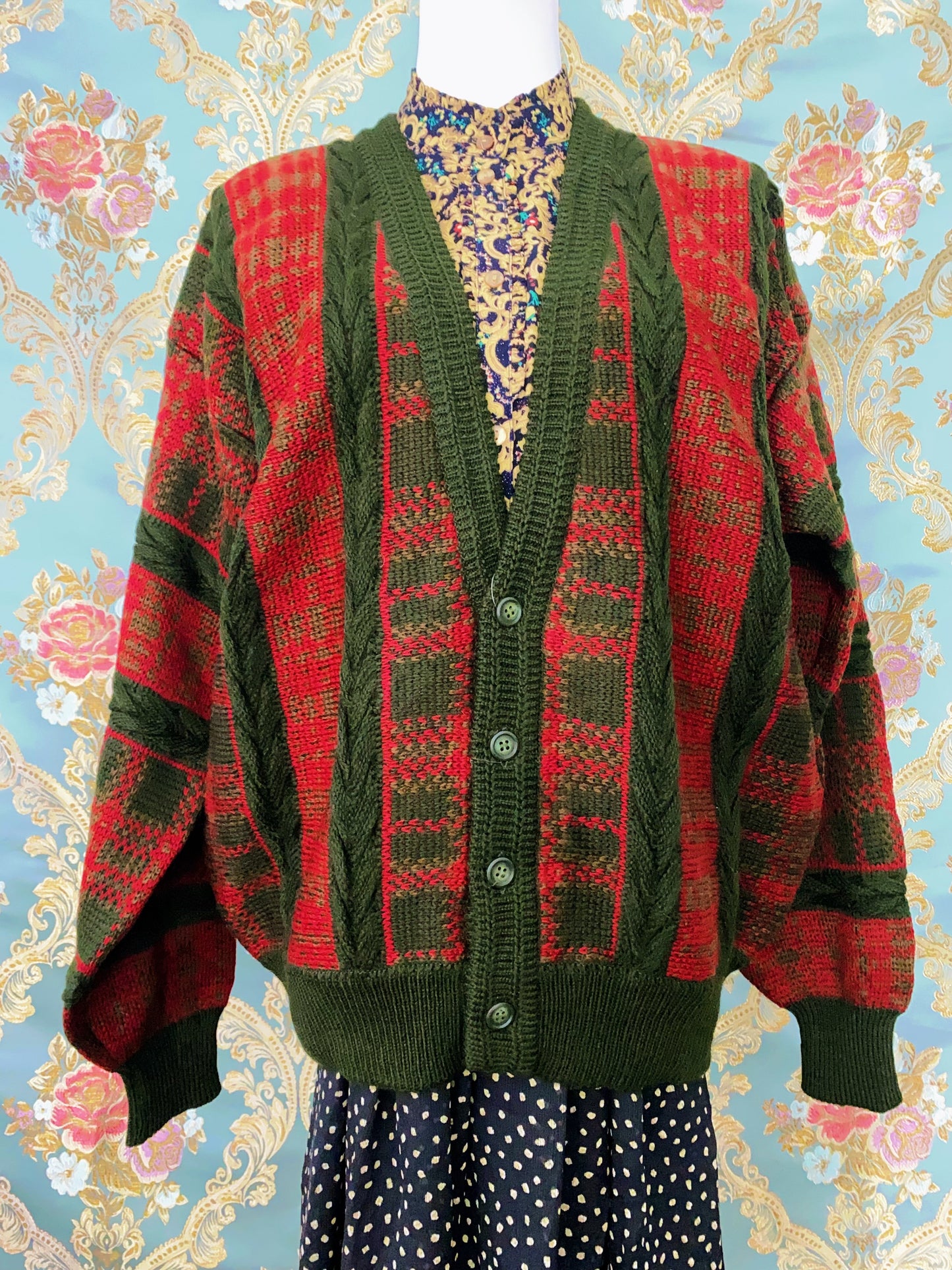 🇯🇵日本古著｜ VintageClothes - Coat 立體花紋外套 🔎 ss-vin342