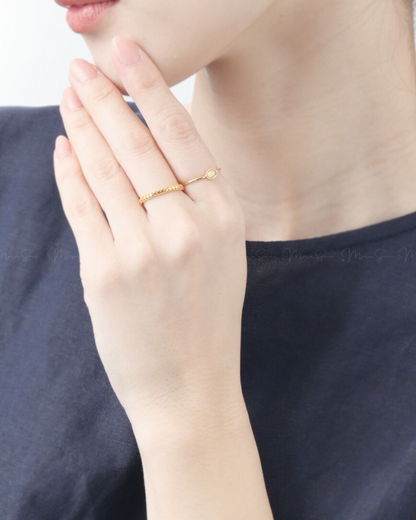 🇯🇵 Japan Silver925 Elegant natural gemstone and power stone silver split ring ◇ 日本 Silver925 優雅天然寶石和能量石銀開合戒指  🔎 ɪᴛᴇᴍ ɴᴏ：SS-jrsvr200