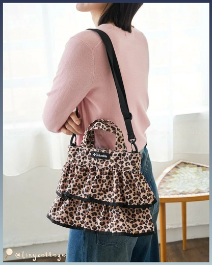 🇯🇵JAPAN ♥ Columbia × FREAK'S STORE New Woolley Cove Shoulder Tote 2WAY輕量 雙層荷葉邊小巧斜挎袋