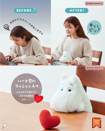 🇯🇵日本 ♡ MOOMIN VALLEY 阿美 姆明 史力奇 改善坐姿公仔 姿勢 矯正 Posture Pal Support for hunchback correction posture improvement (Little My,Moomin,Snufkin,Ancestor)  ムーミン ドリームズ Dreams コラボ キャラクター